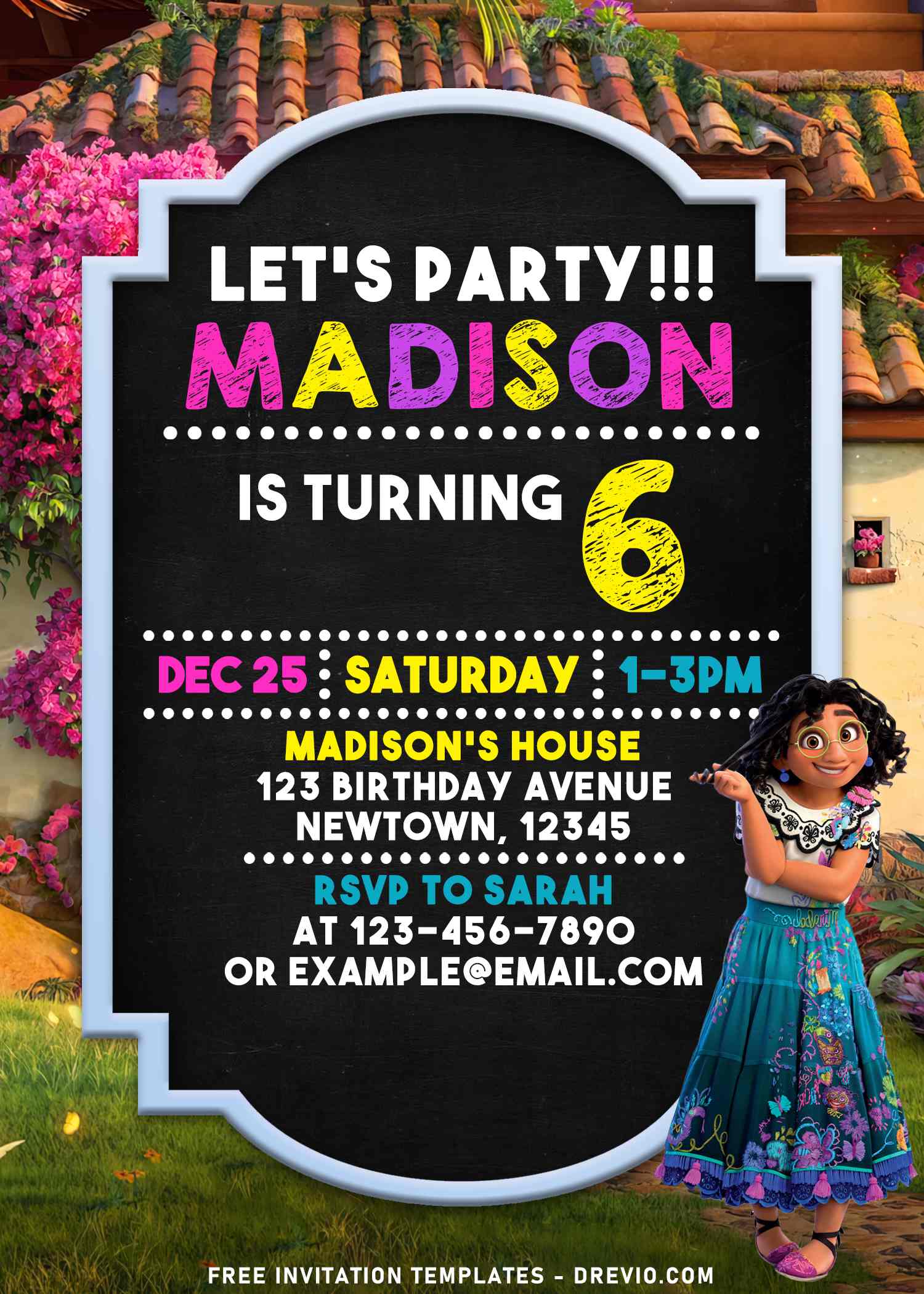 8+ Festive Disney Encanto Themed Birthday Invitation Templates