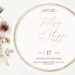 9+ Poppies And Barley Autumn Floral Wedding Invitation Templates Title