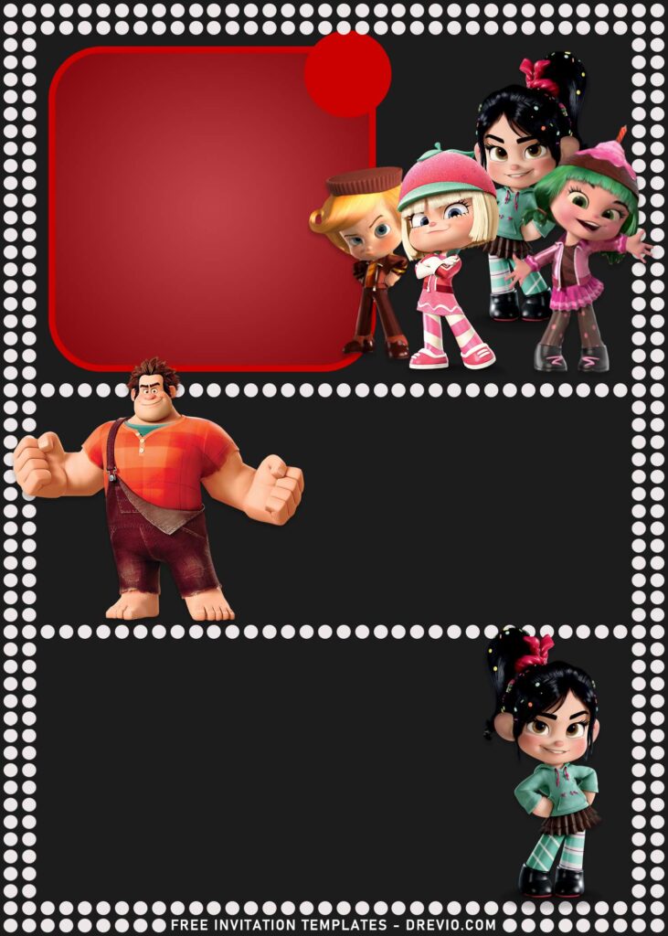 10+ Ralph Break The Internet Birthday Invitation Templates with 