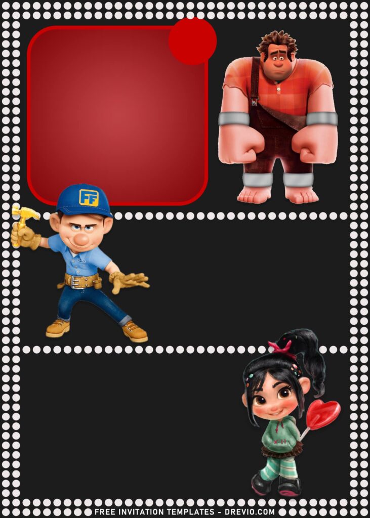 10 Wreck It Ralph Birthday Invitation Templates