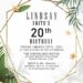 11+ Elegant Greenery Invitation Templates With Touch Of Gleaming Gold