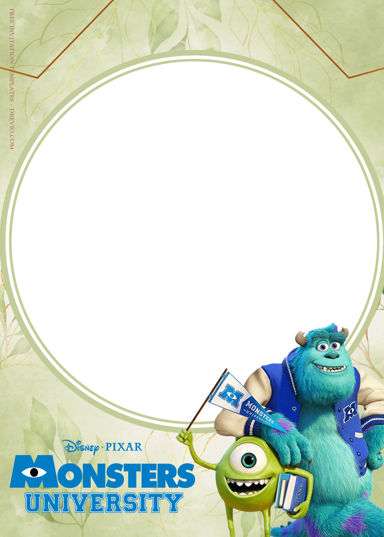 11+ Monster University Ready To Party Birthday Invitation Templates Eight