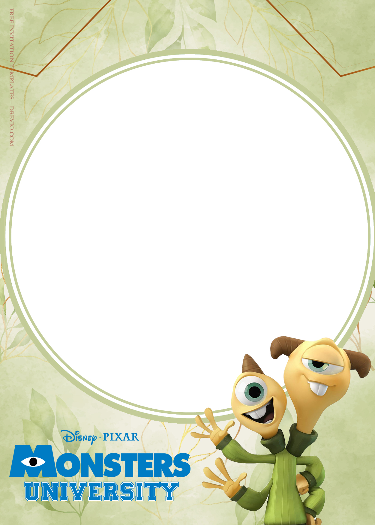 11+ Monster University Ready To Party Birthday Invitation Templates Five