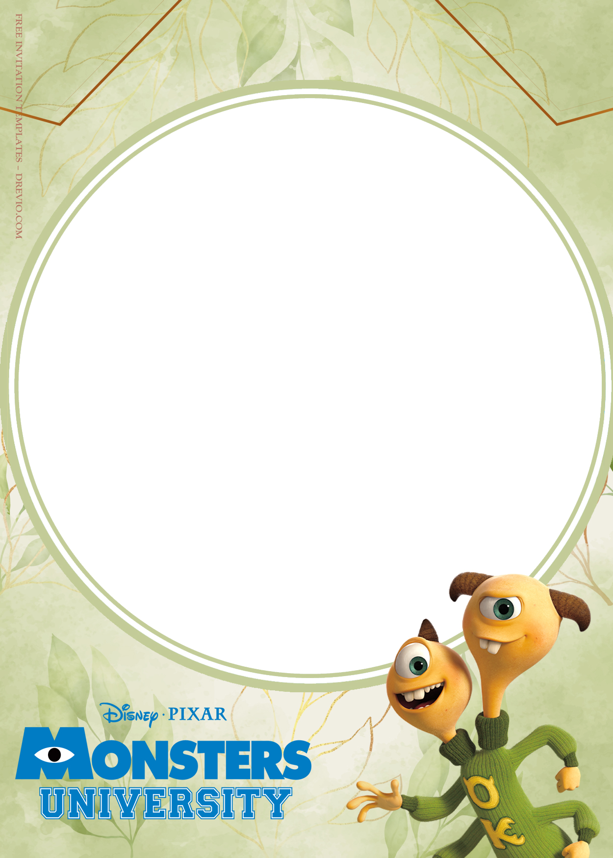 11+ Monster University Ready To Party Birthday Invitation Templates Ten