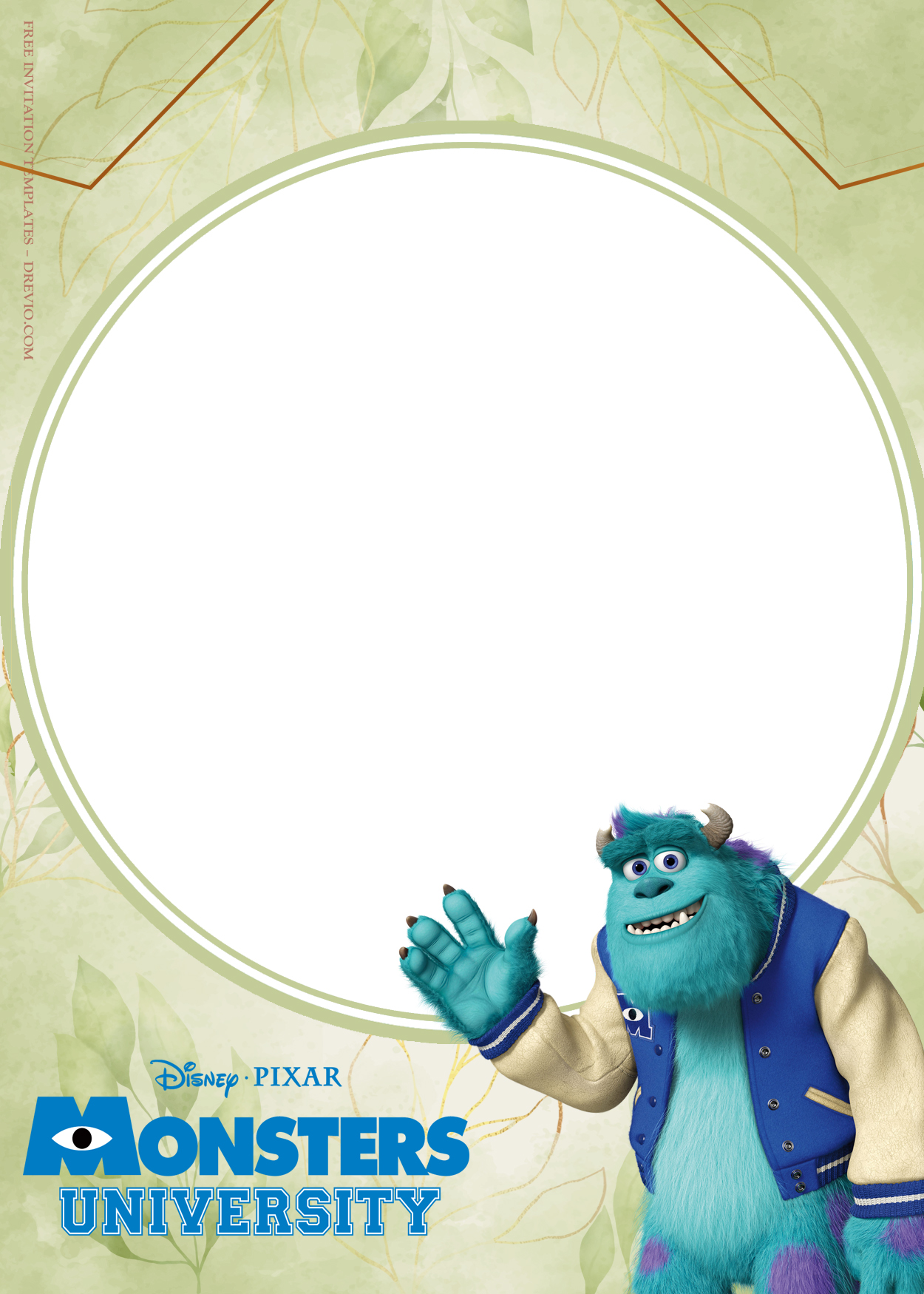 11+ Monster University Ready To Party Birthday Invitation Templates Two