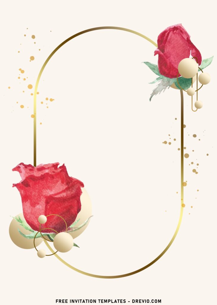 7 Enchanted Watercolor Red Birthday Invitation Templates