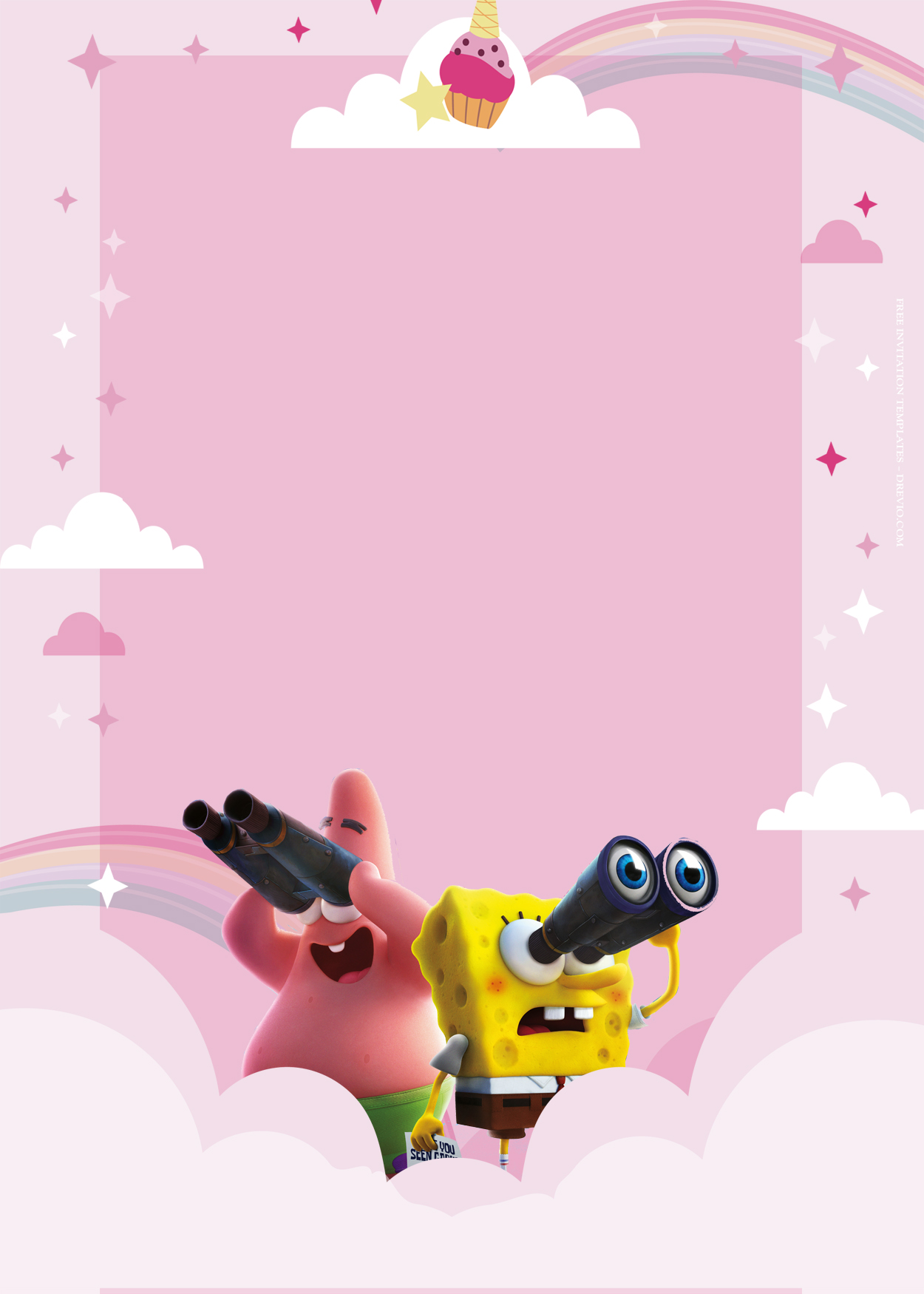 8+ Spongebob Squarepants On The Run Club Birthday Invitation Templates One