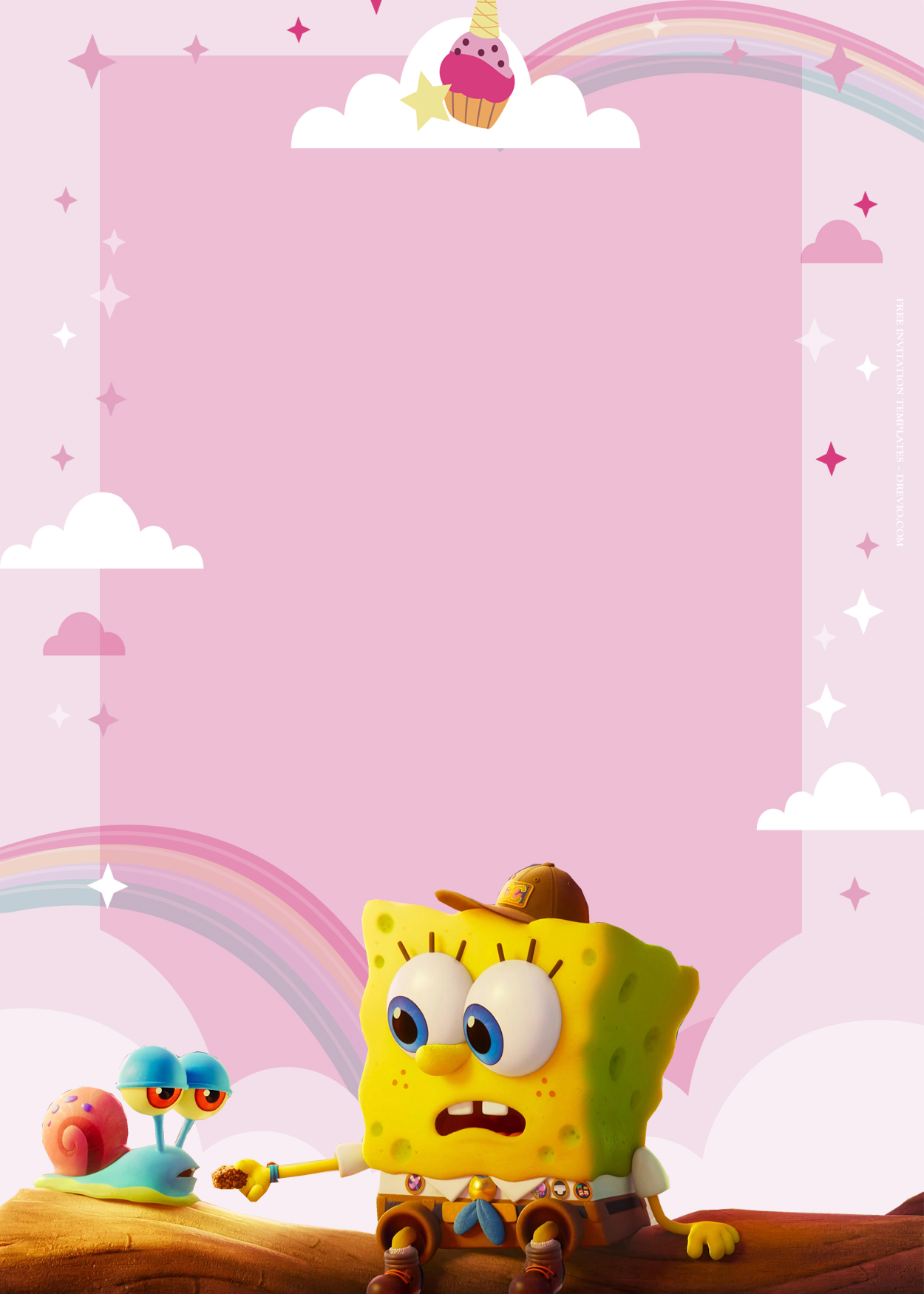 8+ Spongebob Squarepants On The Run Club Birthday Invitation Templates Seven