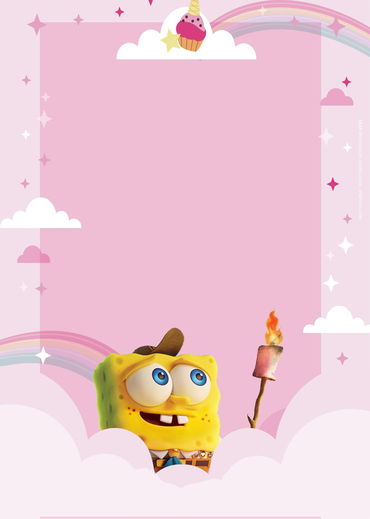 8+ Spongebob Squarepants On The Run Club Birthday Invitation Templates Two