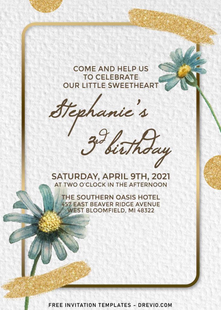 9+ Enchanted Papery Blooms Wedding Invitation Templates
