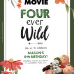 9+ Friendship Tied With Peanut Movie Birthday Invitation Templates