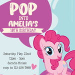 9+ My Little Pony Blue Sky Birthday Invitation Templates