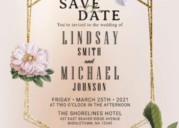 9+ Collection Of Subtle Floral And Greenery Invitation Templates