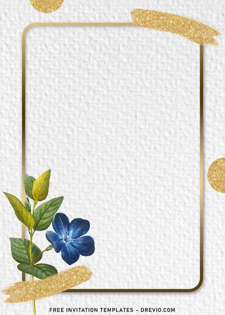 9 Vintage Papery Blooms Bridal Shower Invitation Templates