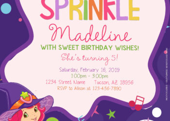 10+ Sprinkle Of Strawberry Shortcake Birthday Invitation Templates Title