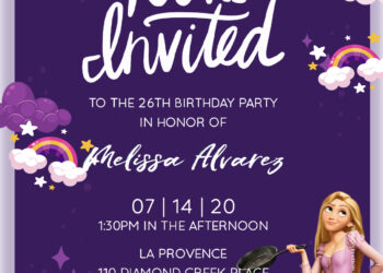 10+ Tangled In A Dream Birthday Invitation Templates Title