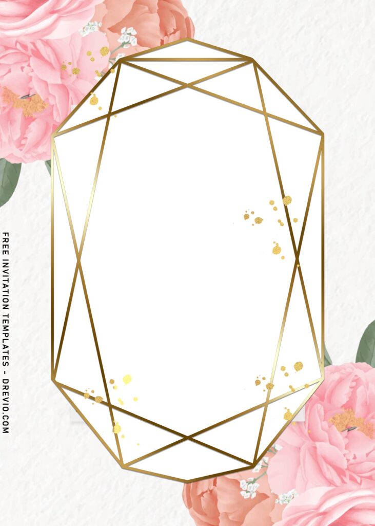 7 Gardenia Floral Baby Shower Invitation Templates