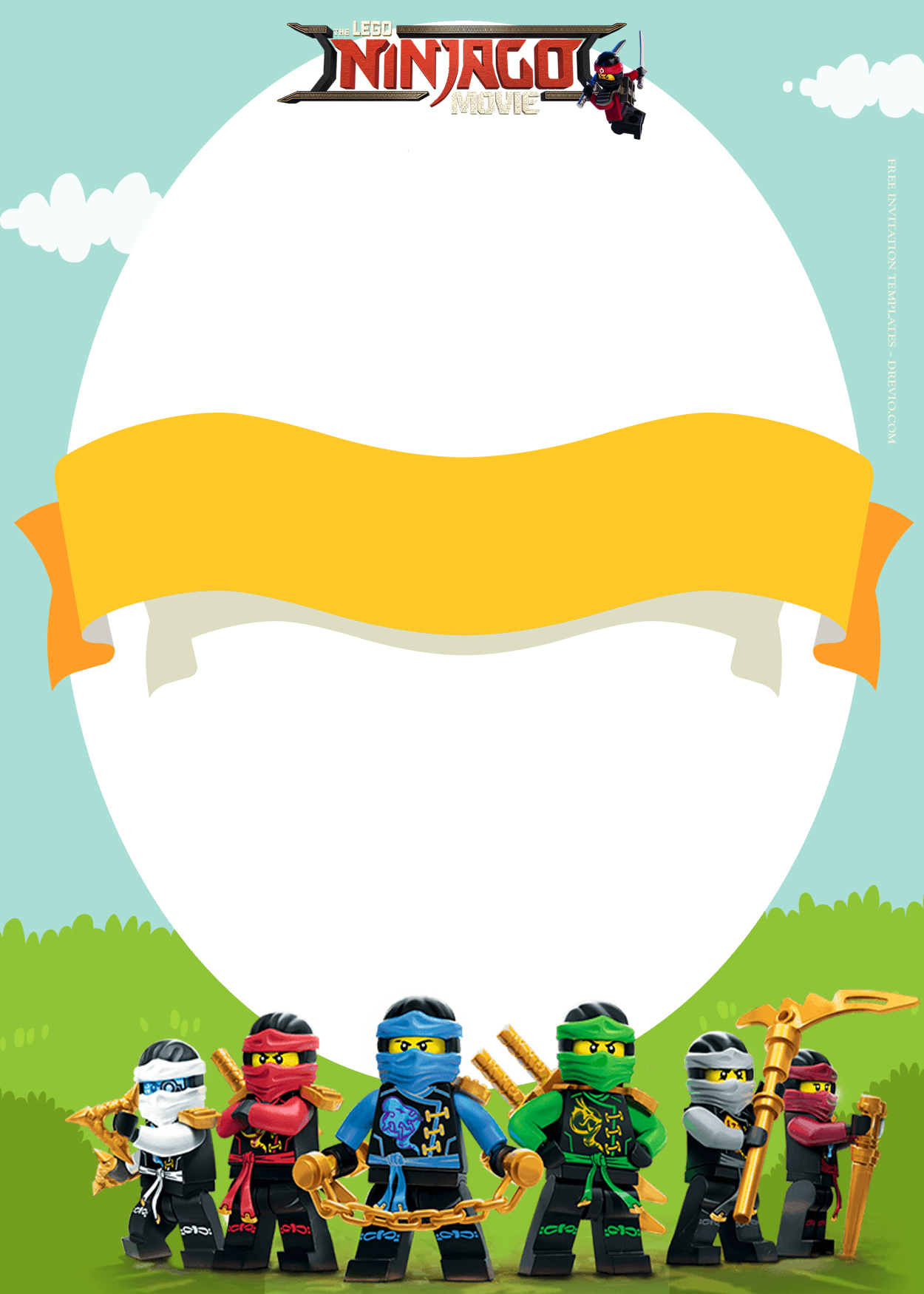 7+ Lego Ninjago Adventure Birthday Invitation Templates Six