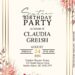 7+ Beautiful Autumnal Floral Birthday Invitation Templates