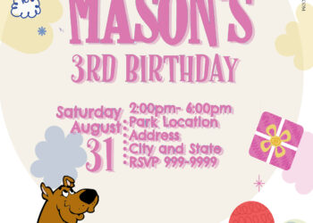 7+ Scooby Doo Meets Courage Birthday Invitation Templates Title