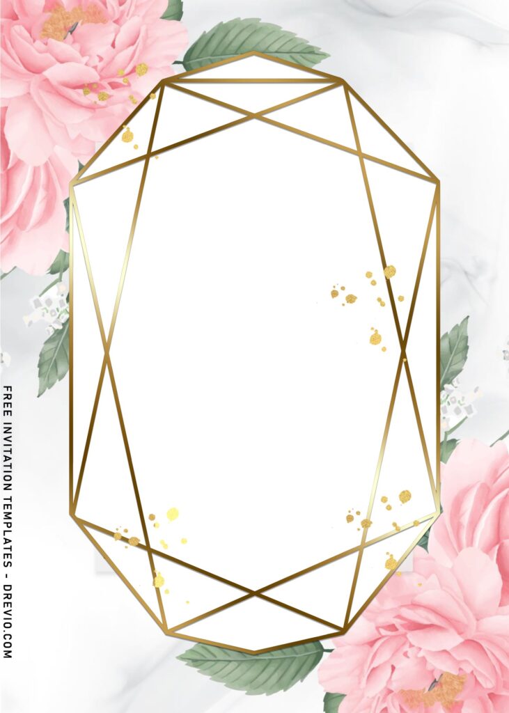 7 Watercolor Gardenia Floral Birthday Invitation Templates