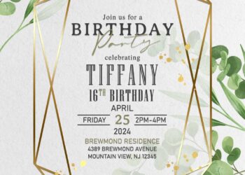 8+ Rustic Greenery Silver Eucalyptus Invitation Templates