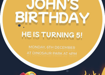 8+ Mighty Express Travel Birthday Invitation Templates Title