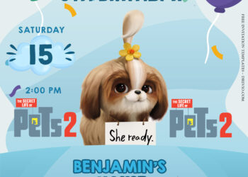 9+ The Secret Life Of Pet Birthday Invitation Templates Title