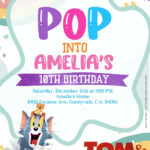 9+ Tom And Jerry In Town Birthday Invitation Templates