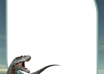 Dinosaur Invitation Templates 1