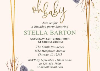 8+ Garden Flowers Invitation Templates Perfect For Any Occasions