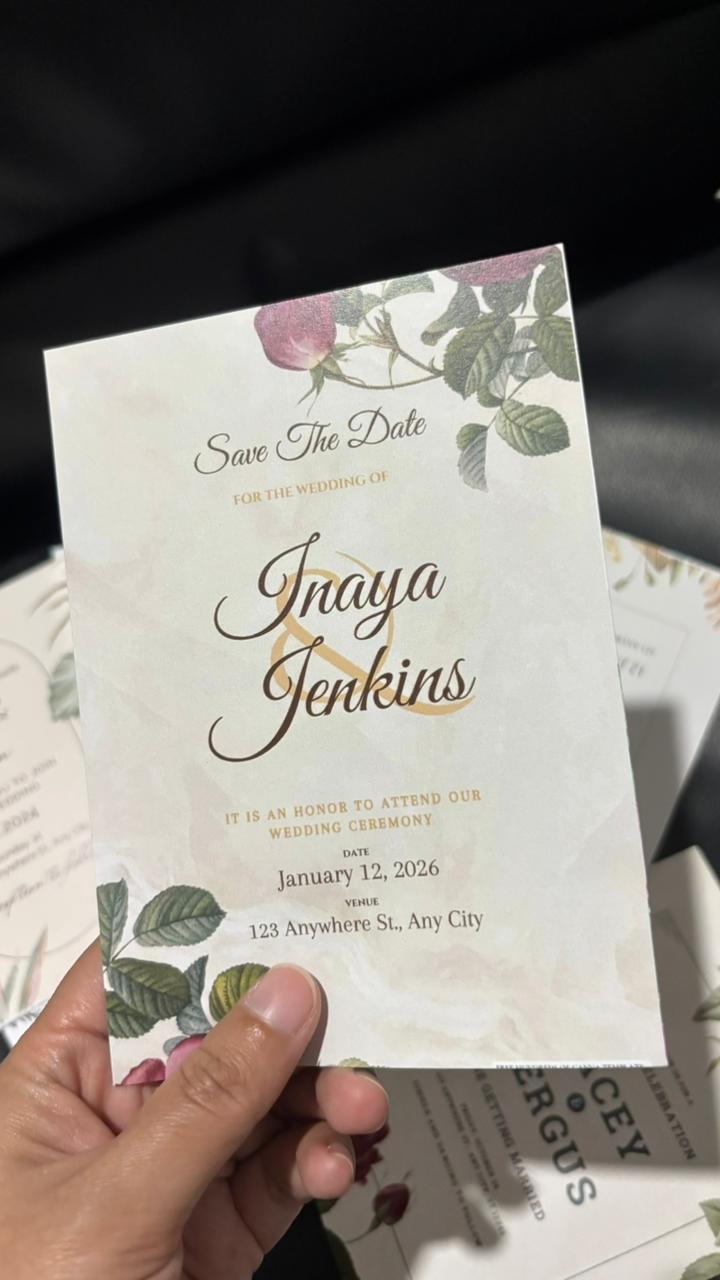 Floral Wedding Invitation