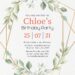 8+ Beloved Greenery Geometric Invitation Templates Great For Summer