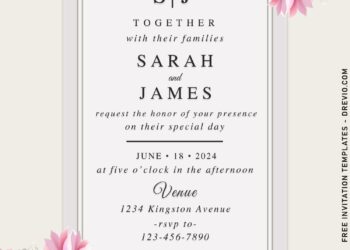 11+ Colorful Nouveau Floral Invitation Templates For Your Spring Celebration