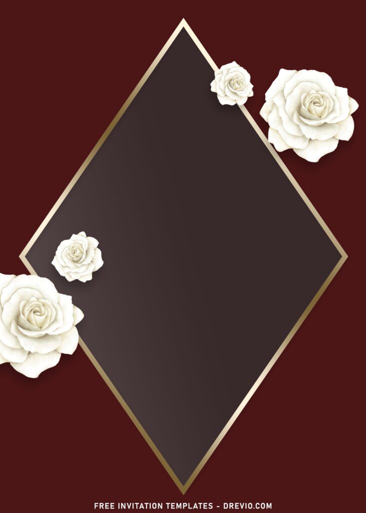 7+ Elegant and Timeless Rose Wedding Invitation Templates with watercolor roses