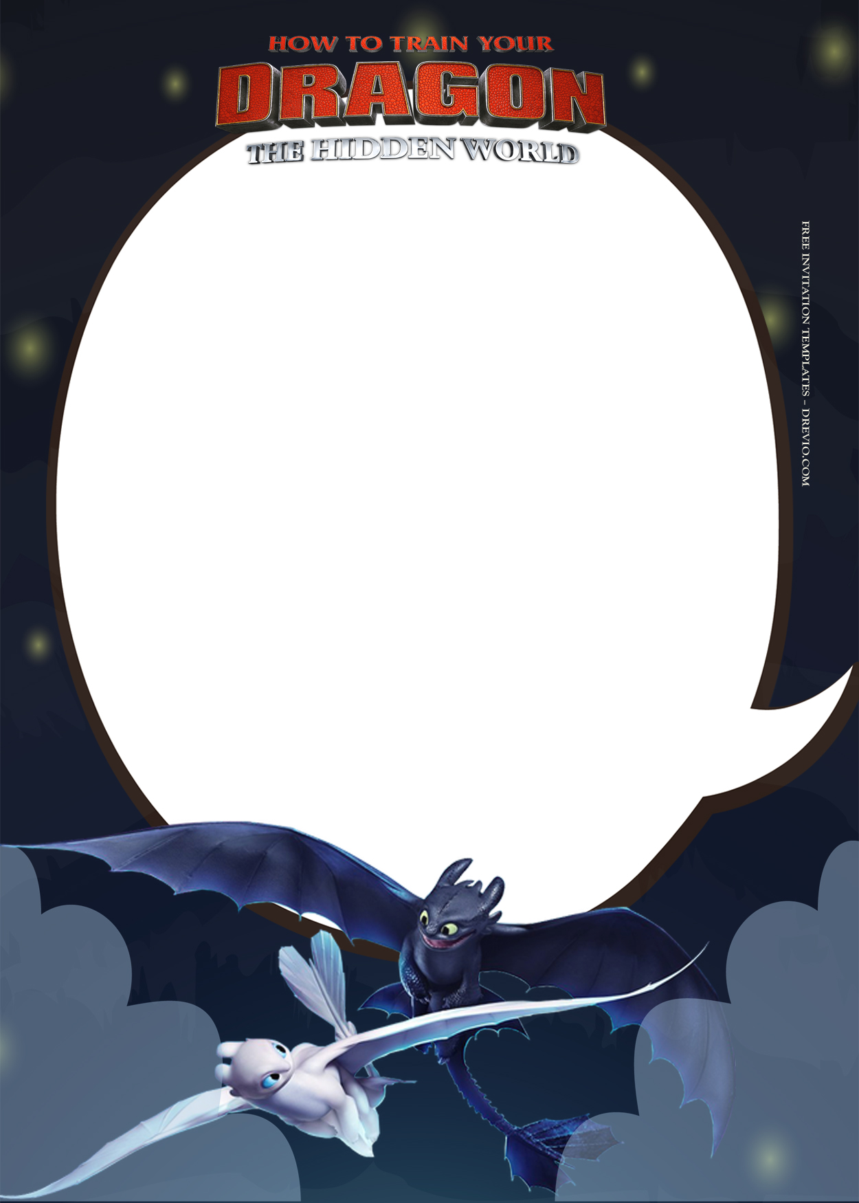 7+ How To Train Your Dragon Birthday Invitation Templates Three