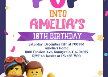 7+ Lego The Movie Party Birthday Invitation Templates Title