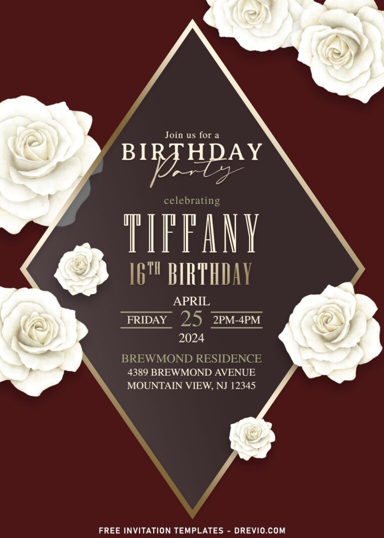 7+ Elegant and Timeless Rose Wedding Invitation Templates