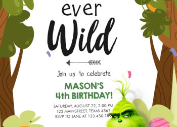 7+ The Grinch Spring Party Birthday Invitation Templates Title