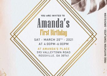 8+ Lush Natural Greenhouse Monstera Wedding Invitation Templates