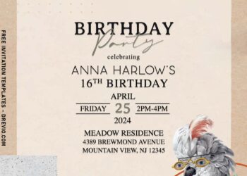 9+ Fun Rustic Collage Birthday Invitation Templates Perfect For Teenagers