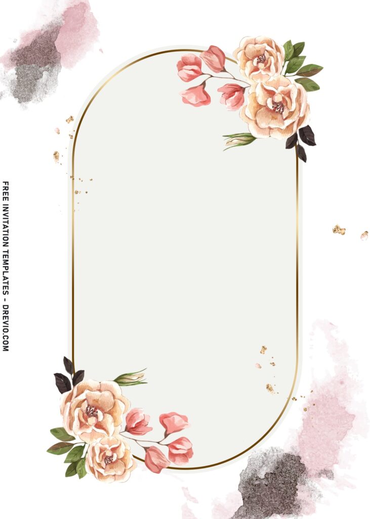 9 Ranunculus Baby Shower Invitation Templates