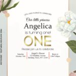 8+ Earthy Cream Anemone And White Carnation Invitation Templates
