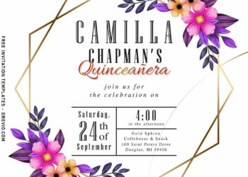 11+ Delicate Floral Frame Birthday Invitation Templates You Will Love
