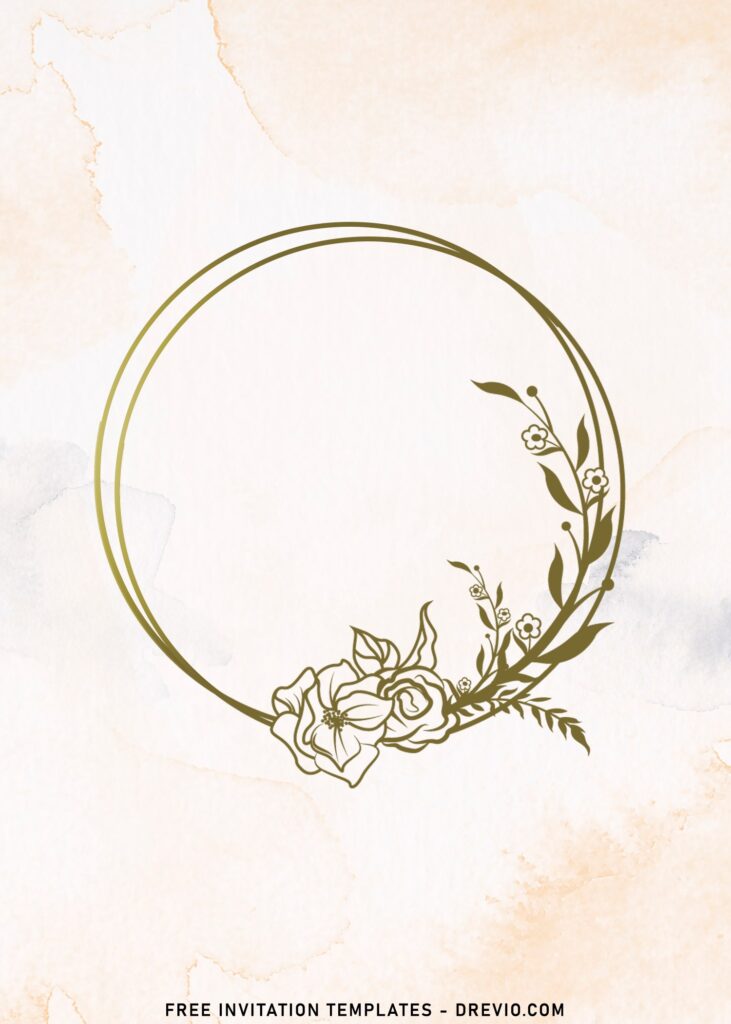 Floral Monogram E
