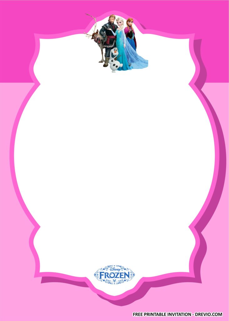 Frozen Invitation Templates 2