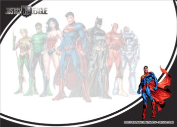 Justice League Invitation Templates 1