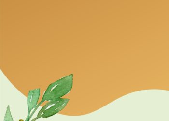 Leaf Gold Green Invitation6 1