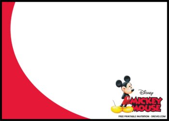 Mickey Mouse Invitation Templates 1