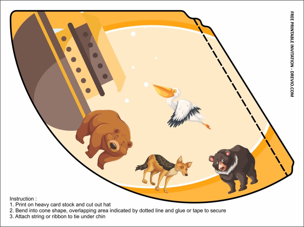 Noahs Ark Hat Templates